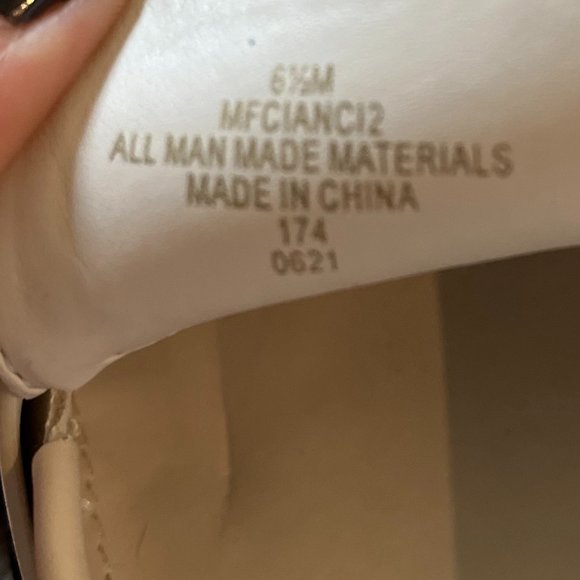 Marc Fisher | White & Silver *Studded* Loafers | Gently Used Condition | 6.5 - Picture 7 of 10